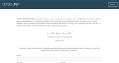 Desktop Screenshot of perfectbrewservices.com